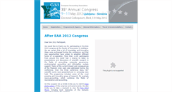 Desktop Screenshot of eaa2012.org